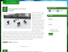 Tablet Screenshot of ecosofia.org